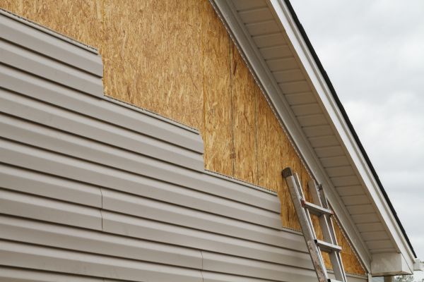 Grey Vinyl Siding Installation in Golden